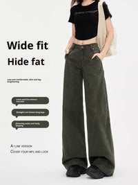 Women's Summer New Design Loose Straight-leg Flared Casual Overalls
