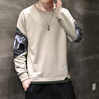 Men's Korean-style Trendy Handsome Loose Top Wear Middle School Casual Sweatshirt