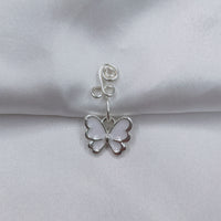 Handmade Gold-plated Copper Butterfly Nose Ring Nail Jewelry