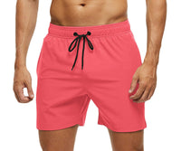 Men's Casual Solid Color Quarter Beach Pants