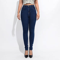 High Waist Slimming And Tight High Stretch Large Size Hip Lifting Skinny Jeans