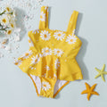 Personalized Flower Print Cute Bikini Swimsuit