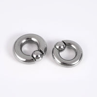 Titanium Steel Clip Ball Ring Spring Piercing Jewelry