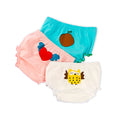 Cartoon Baby Bread Panties Cotton 3-pack