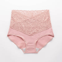 Sexy Transparent Lace Cotton Underwear Women's Buttocks Without Trace