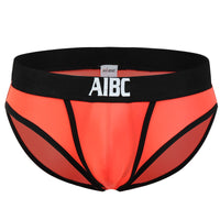 Men's Underwear Briefs Thin Low Waist Ice Silk