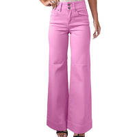 Solid-color Jeans Women's European And American Style Casual Versatile