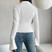 Temperament Leisure Lace-up Shirt Women's Clothing
