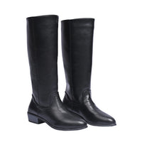 British-style Knee-high Boot With A Shaft That Doesnt Reach The Knee