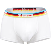 Men's Cotton Mid-rise Underwear Rainbow Belt Boxer Shorts