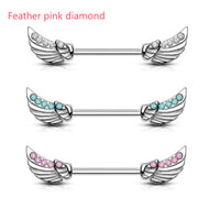 European And American Fashion Explosion Bees Angel Wings Nipple Ring