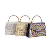 European And American Retro Banquet Handbag With A Sense Of High-end Inlaid Diamonds