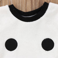 Autumn And Winter Flannel Baby Suit