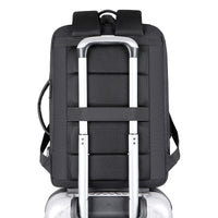 Multi-functional Black Breathable Laptop Backpack