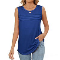 Sleeveless Crew-neck Loose-fitting Fashionable Vest
