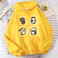 Five Kitties Play In Cup Hoodie