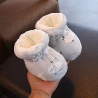 Baby Cotton Shoes Fleece-lined Thick Soft Soled Warm