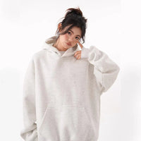 Hooded Sweater Men's Autumn Fashion Brand Simple All-matching Fleece-lined