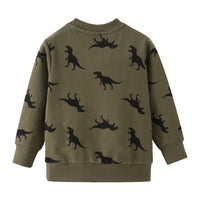 Children's Autumn Clothing Long Sleeve Boy Cartoon Cotton Crew Neck Sweater