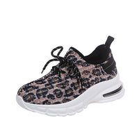 Leopard Print Women's Shoes Platform Platform Casual Sneakers