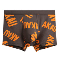 Men's Cotton Summer Breathable Letter Youth Cool Boxers