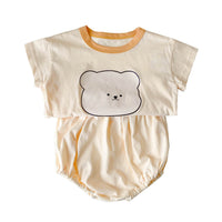 Baby Children's Summer Boy Suit Korean Children's Short-sleeved Shorts Outing Suit Two-piece Summer