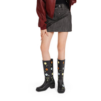 Womens Western Boots With Floral And Embroidery Details