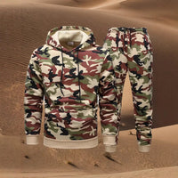 Outdoor Casual Sportswear Set Hoodie And Sweatpants Set