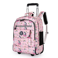 Ultra-light Back Pull Dual-purpose Trolley Backpack