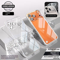 Borderless Half-wrap Protective Transparent Phone Case