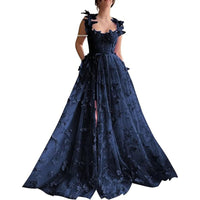 Elegant Lace Beach Dress For Banquets