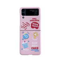 Ins  Cake Illustration Folding Screen Phone Case