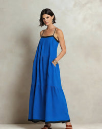 Loose Slimming Resort-Style Elegant Long Dress