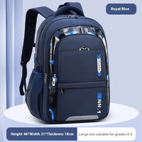 Children's Junior And Middle School Students Large Capacity Backpack