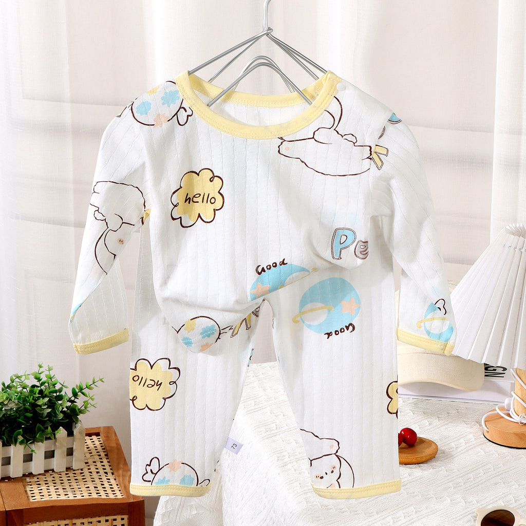 Summer Baby Cotton Home Wear Children's Pajama Set