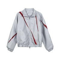Fashion Personality Contrast Collar Jacket For Men