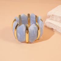 Irregular Acrylic Diamond-Shaped Stretch Bracelet From Europe And The US