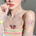 Waterproof And Durable Colorized Butterfly Tattoo Sticker