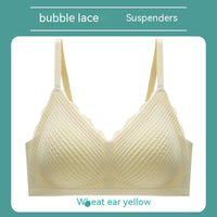 Bubble Lace Strap Latex One-piece Seamless Underwear For Women
