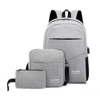 Men's Commuter Schoolbag Men's College Student Men's Large Capacity Oxford