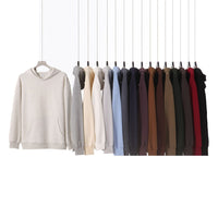Men's Hooded Double-pull Zipper Sweater