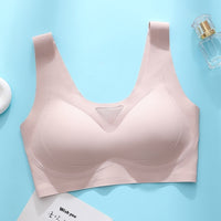 Thin Breathable Traceless Underwear Gather Thin Soft Support Fixed Cup Without Steel Ring