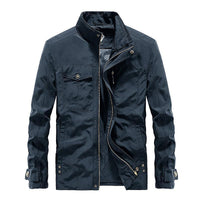 Stand Collar Jacket Men's Trendy Loose Fashion