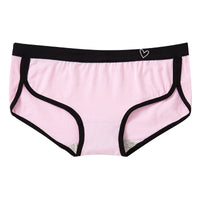 Cute Girl Pure Cotton Heart-shaped Seamless Briefs