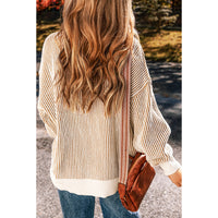 European And American Leisure Loose All-matching Jumper Top