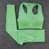 Peach Hip Trousers I-shaped Bra Vest Sports Suit Female Fitness Yoga Wear
