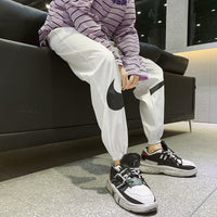 Men's Korean Style Trend Slim Fit Big Check
