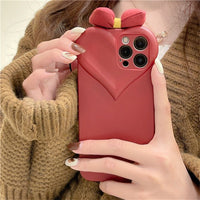 All-inclusive Three-dimensional Bowknot Phone Case