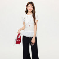 Women's Spring Designer Base Layer Slim-Fit Inner Top