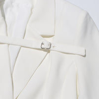 Fashion Slim Fit Patchwork Suit Jacket For Women
